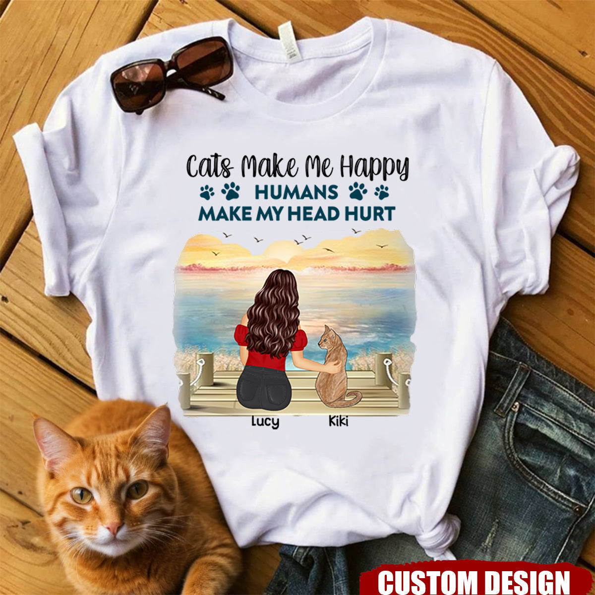 A Bond That Can't Be Broken - Gift For Cat, Dog Lovers - Personalized Shirt