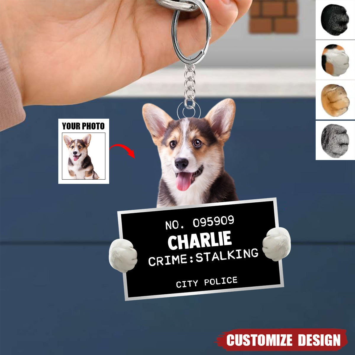 Custom Photo What Greater Gift Than The Love Of A Cat - Dog & Cat Personalized Acrylic Keychain