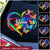 Grandma Grandkids Infinity Love Family Mother's Day Gift Heart Butterflies Rainbow Decal