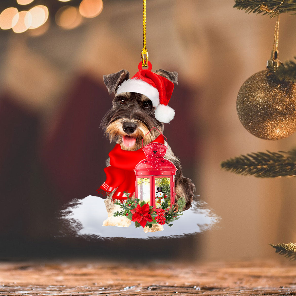 Schnauzer Ornament, Schnauzer Gifts for Women, Mini Schnauzer