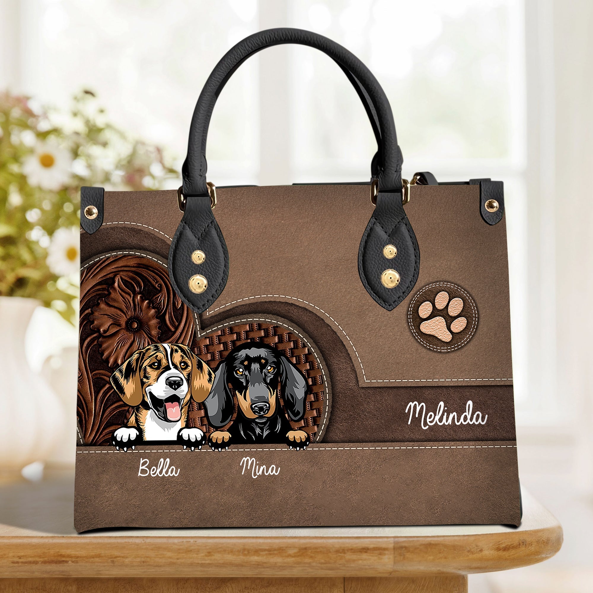 Leather Dog Carrier Bag Leather Pet Carrier Custom Dog 