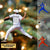 Personalized Baseball/Softball Player Throwing The Ball Shaped Christmas Ornament
