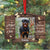 Custom Personalized Memorial Photo Wooden Ornament - Memorial Gift Idea For Pet Owner - No Longer By Our Side But Forever In Our Hearts