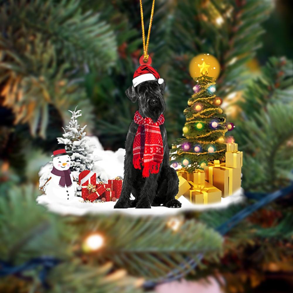 Schnauzer Christmas Ornament