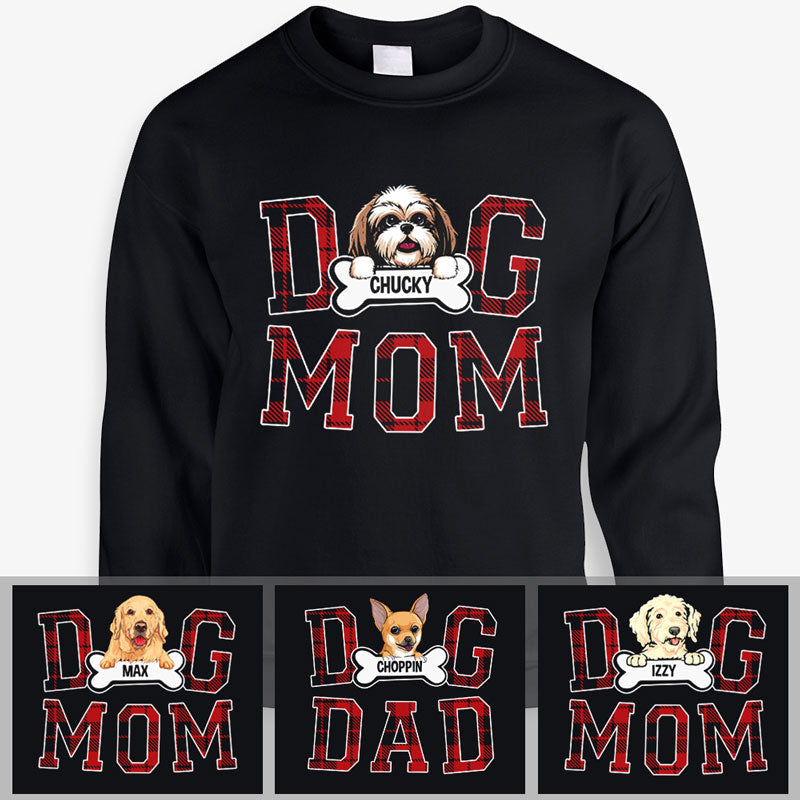 Dog Mom, Dog Dad, Personalized Custom Sweaters, T shirts, Christmas Gifts for Dog Lovers